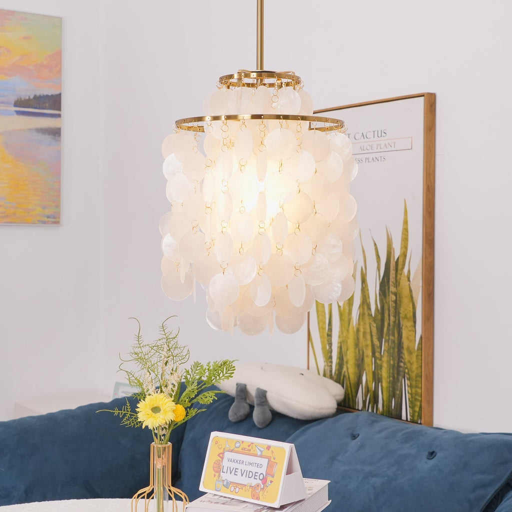 Ilmarelle Shell Chandelier-Moonnatur
