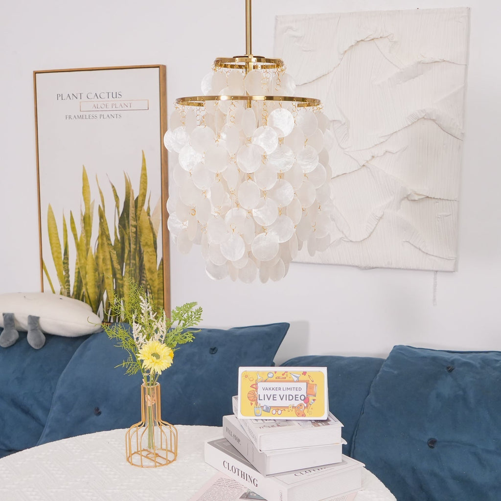 Ilmarelle Shell Chandelier-Moonnatur