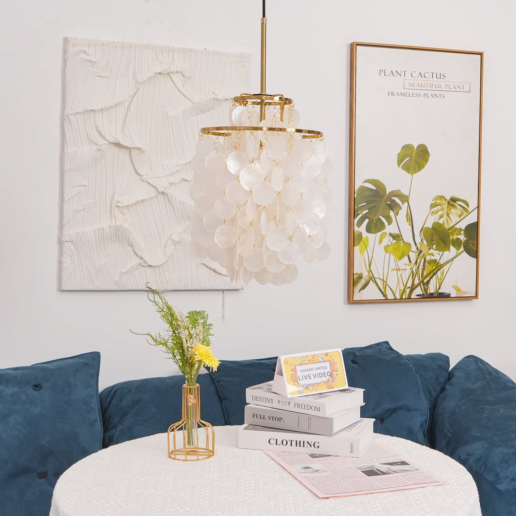 Ilmarelle Shell Chandelier-Moonnatur