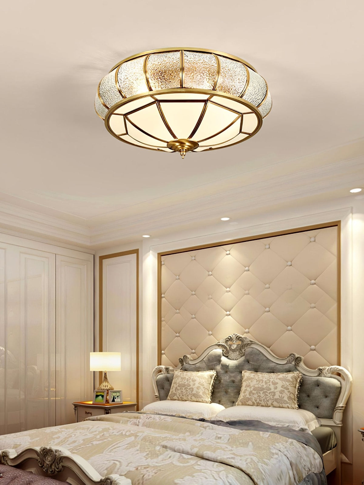 Rhodenera Glass Ceiling Light-Moonnatur