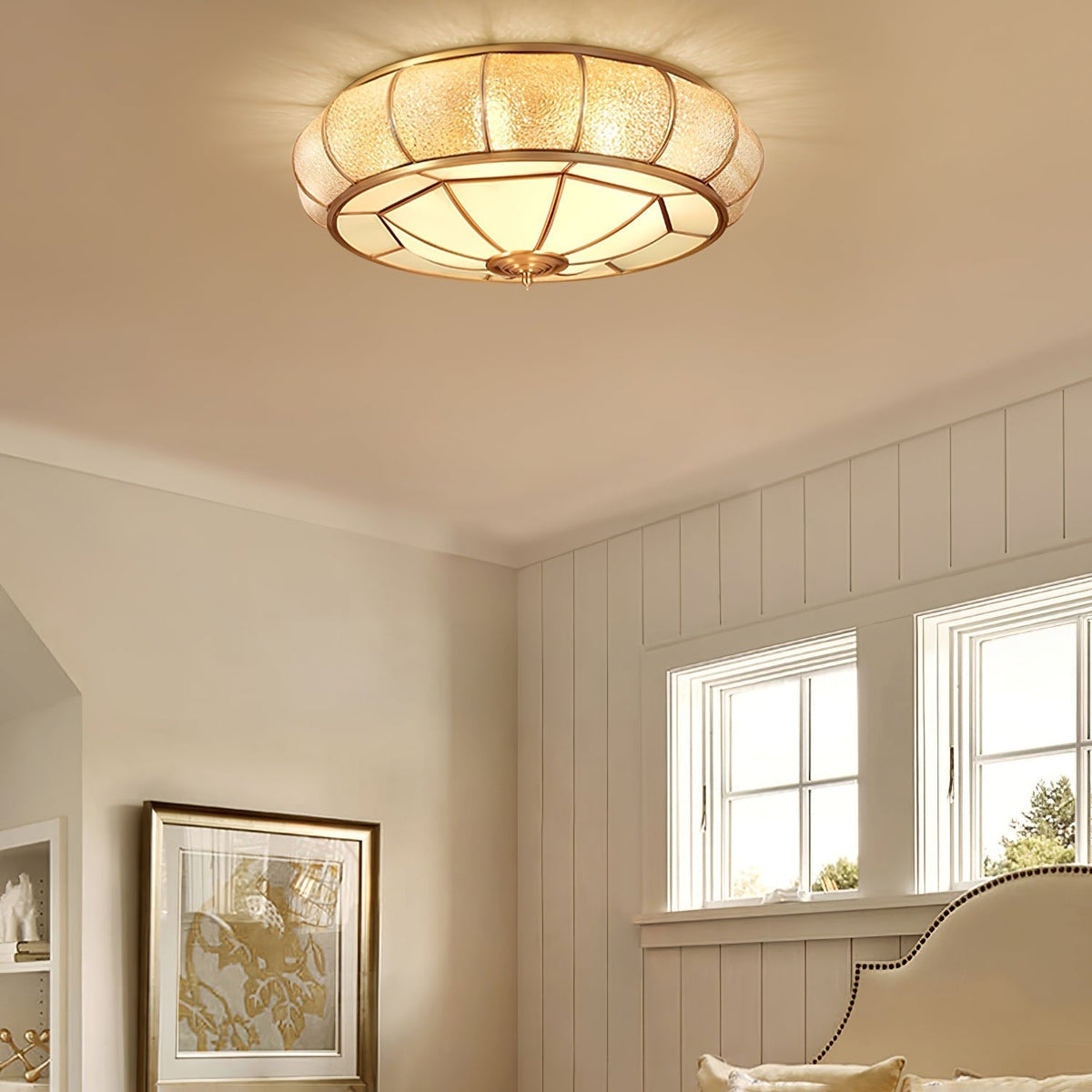 Rhodenera Glass Ceiling Light-Moonnatur