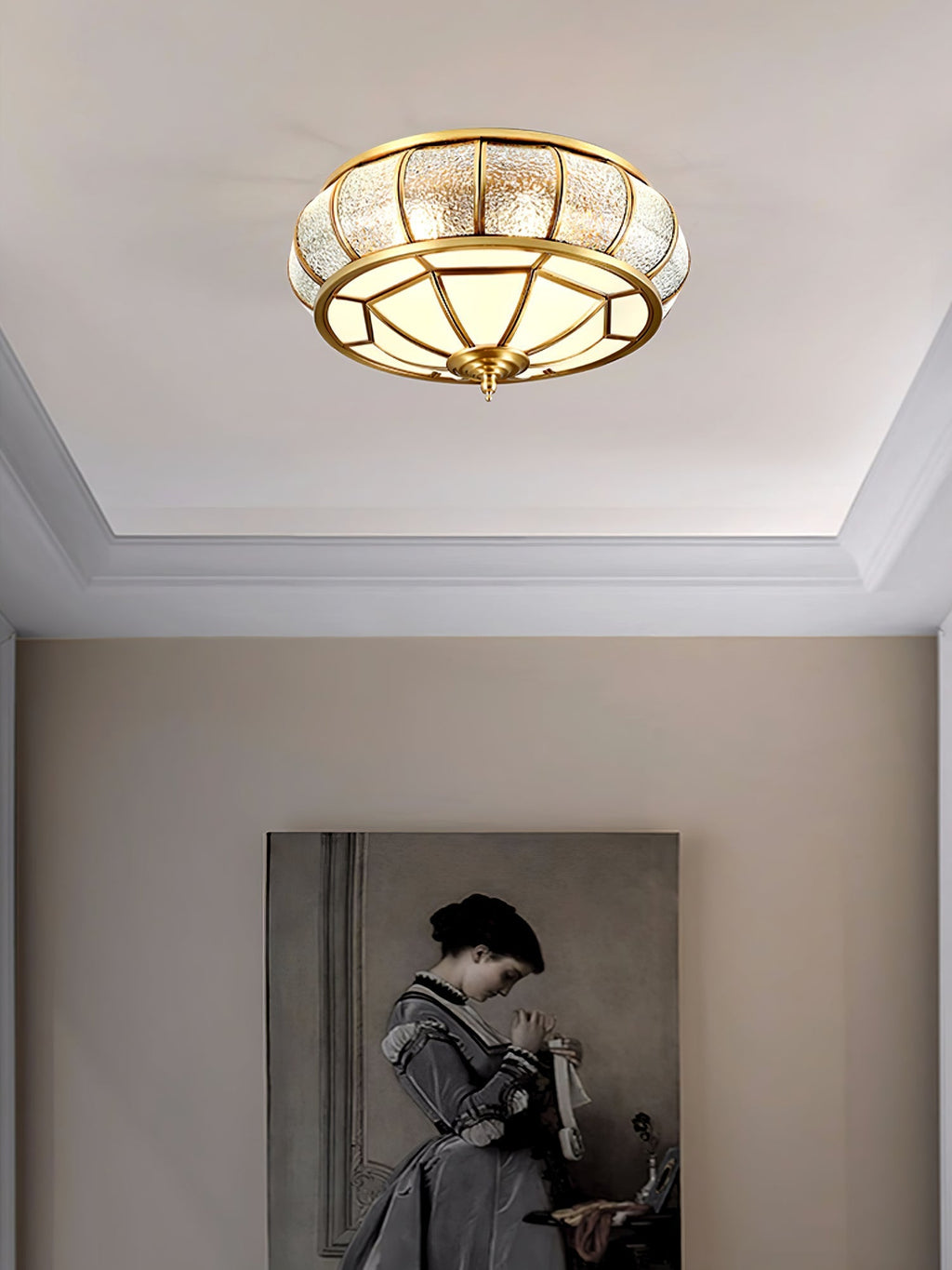 Rhodenera Glass Ceiling Light-Moonnatur