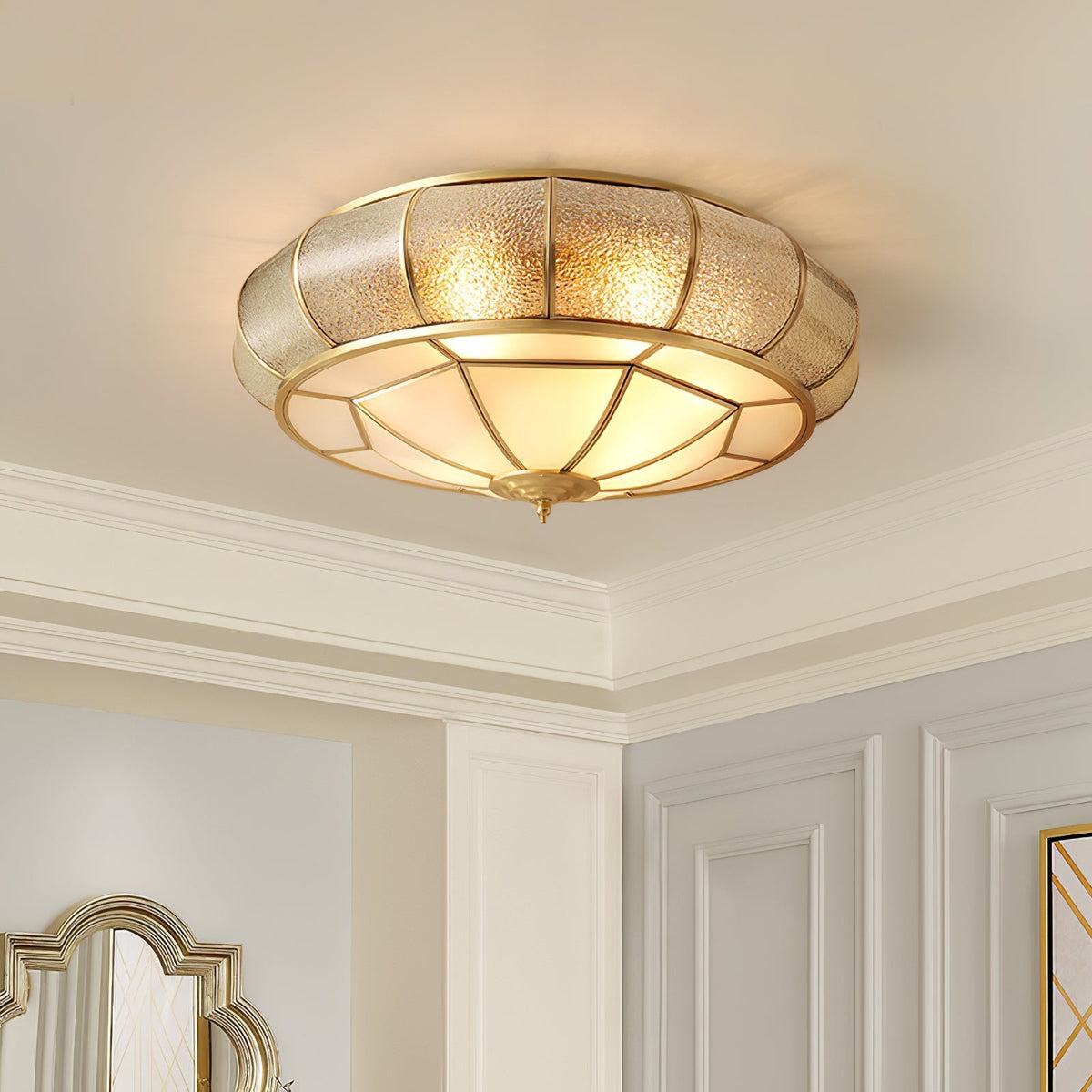 Rhodenera Glass Ceiling Light-Moonnatur