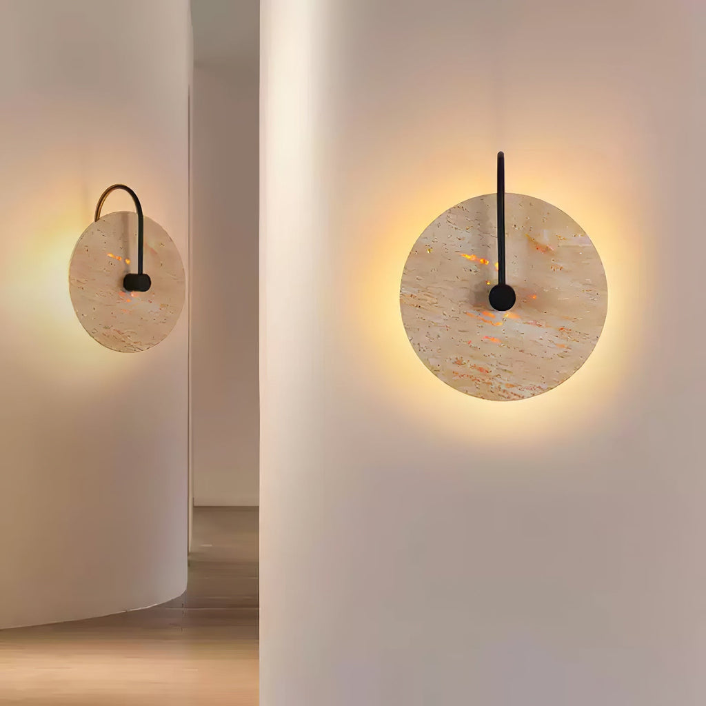 Zorrenbrook Travertine Wall Light-Moonnatur