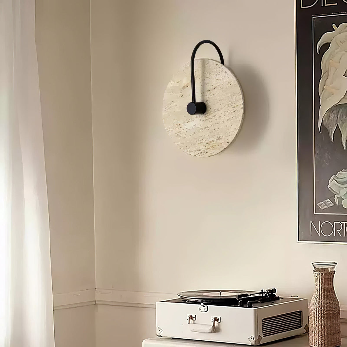 Zorrenbrook Travertine Wall Light-Moonnatur
