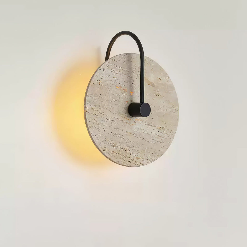 Zorrenbrook Travertine Wall Light-Moonnatur