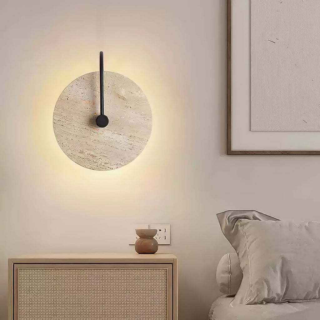 Zorrenbrook Travertine Wall Light-Moonnatur