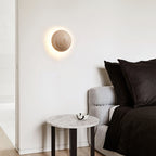 Aberfern Travertine Wall Light-Moonnatur