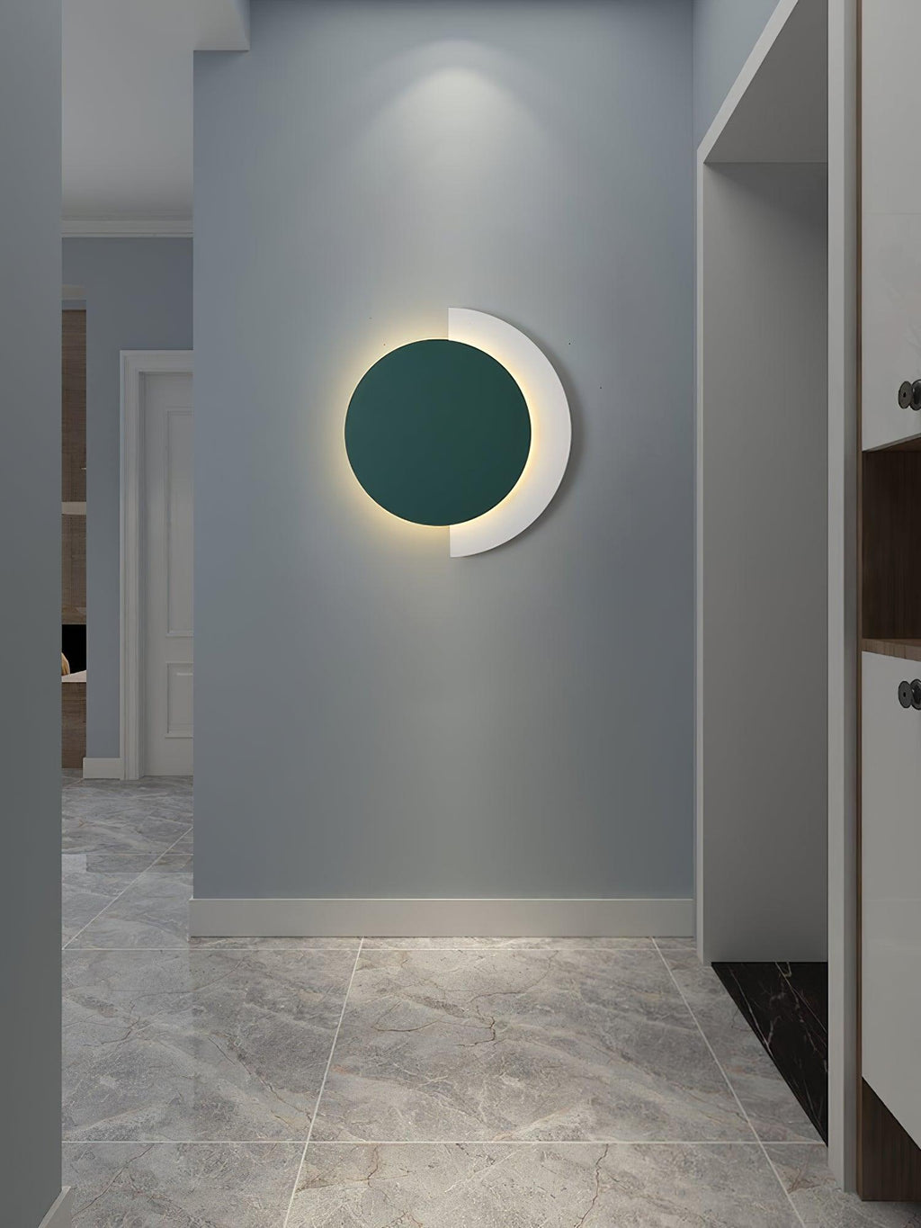 Everenna Acrylic Wall Light-Moonnatur