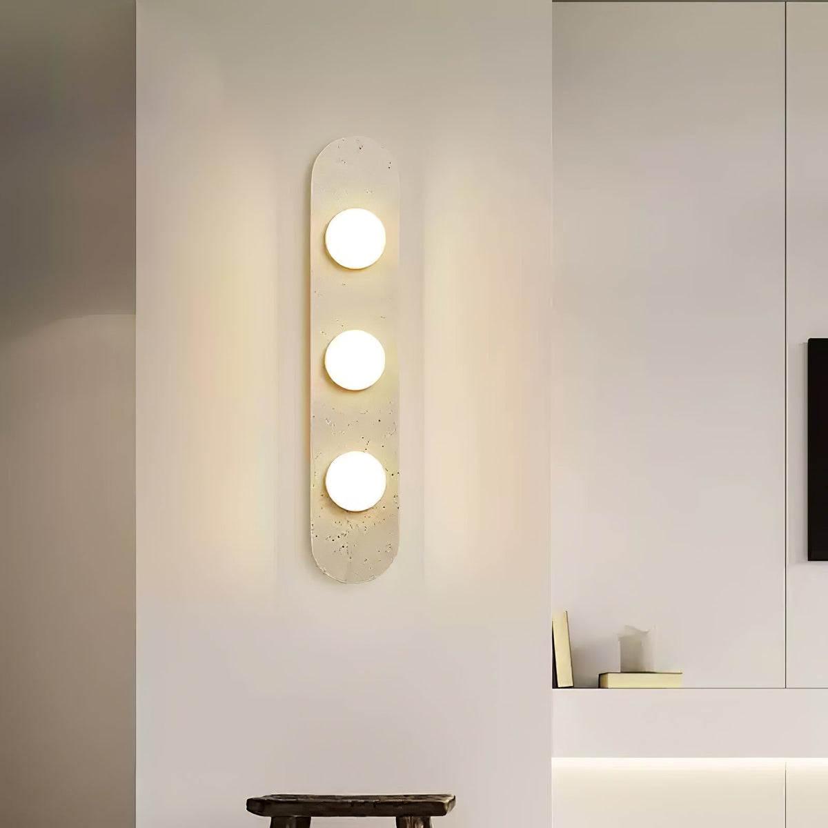 Yarrelcove Travertine Wall Light-Moonnatur