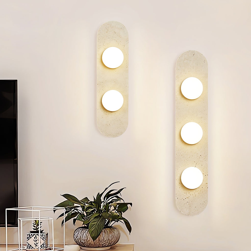 Yarrelcove Travertine Wall Light-Moonnatur