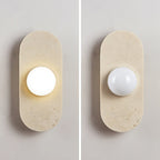 Yarrelcove Travertine Wall Light-Moonnatur