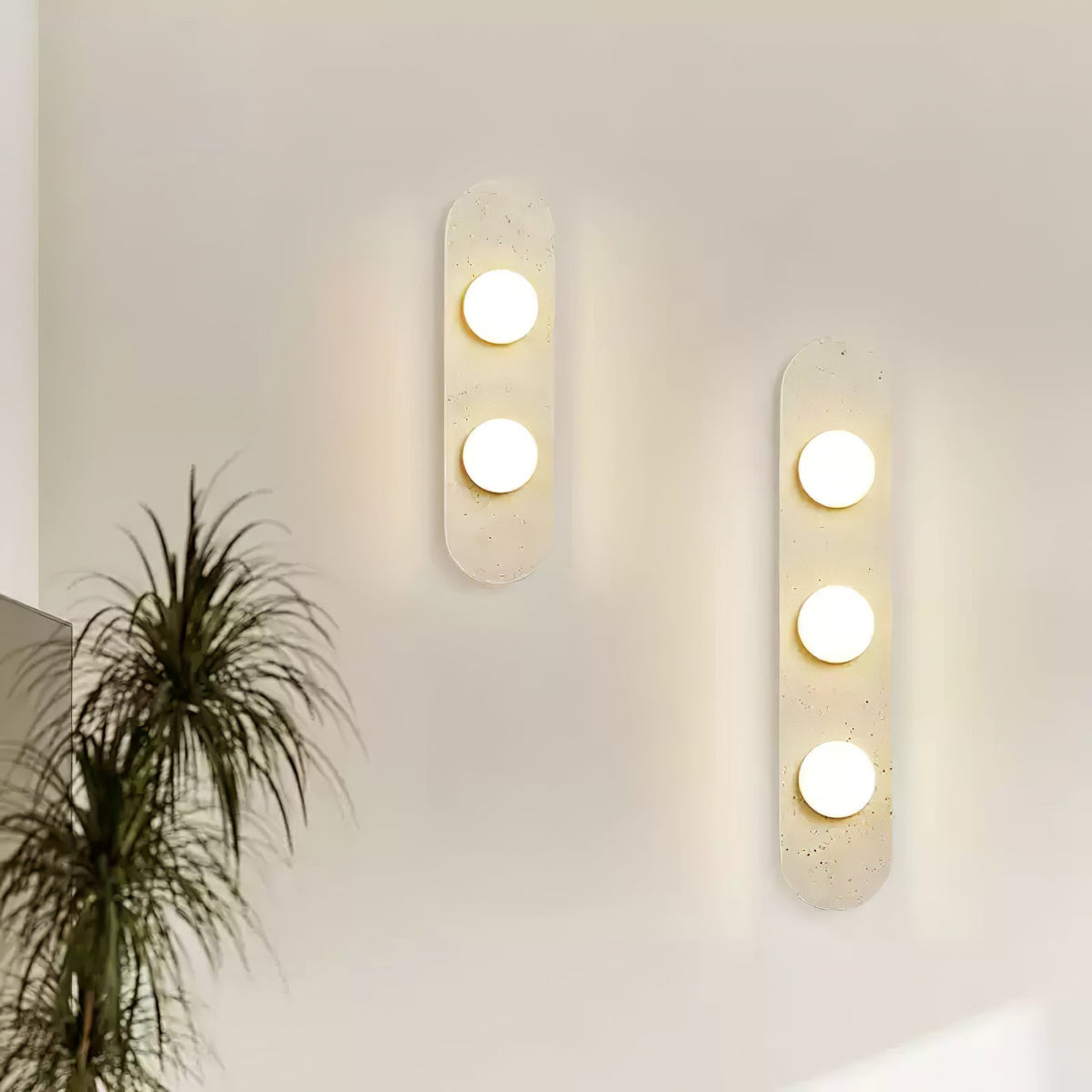 Yarrelcove Travertine Wall Light-Moonnatur