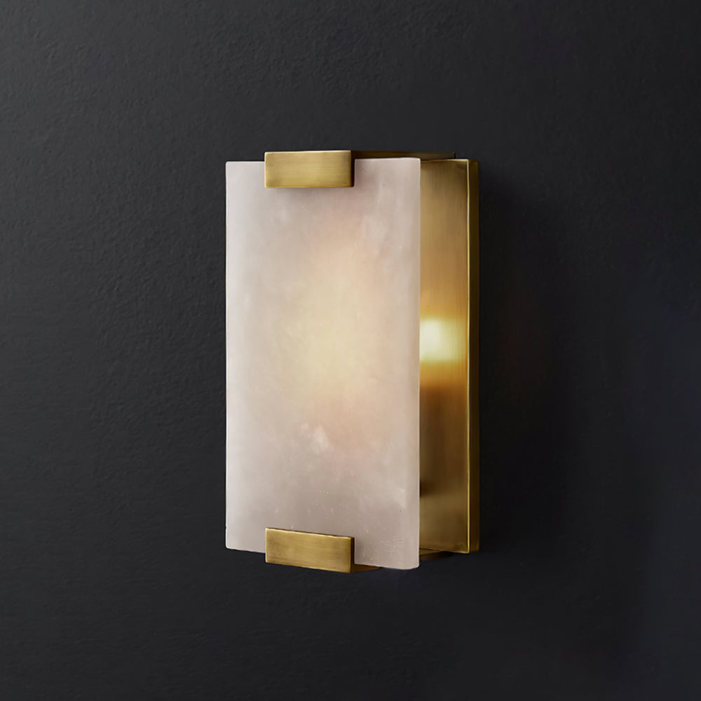 Yardenden Alabaster Wall Light-Moonnatur