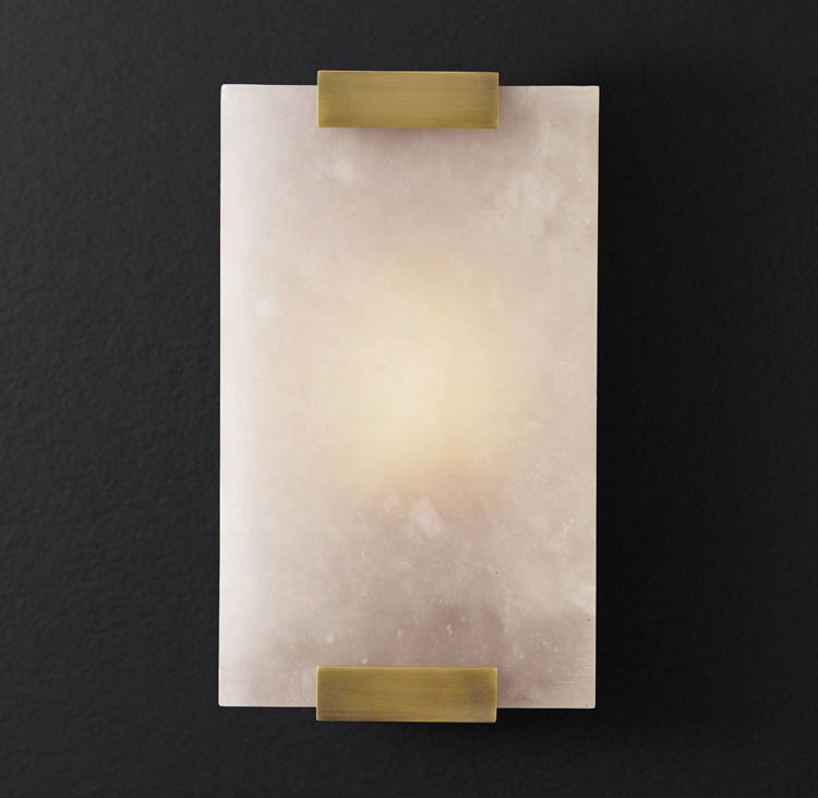 Yardenden Alabaster Wall Light-Moonnatur