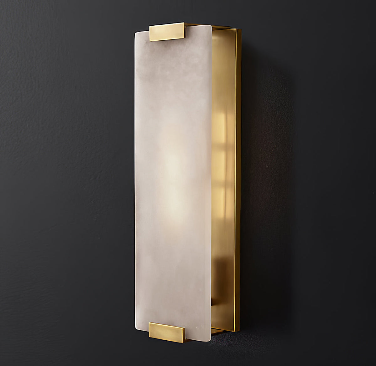 Yardenden Alabaster Wall Light-Moonnatur