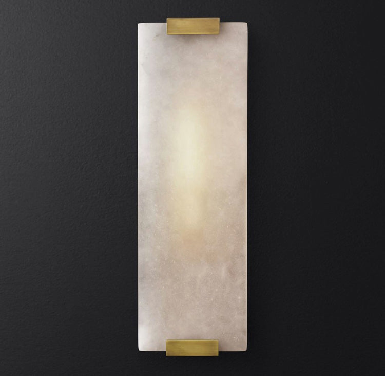 Yardenden Alabaster Wall Light-Moonnatur