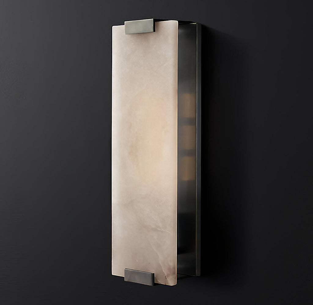 Yardenden Alabaster Wall Light-Moonnatur