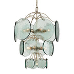 Carnelwren Glass Chandelier-Moonnatur