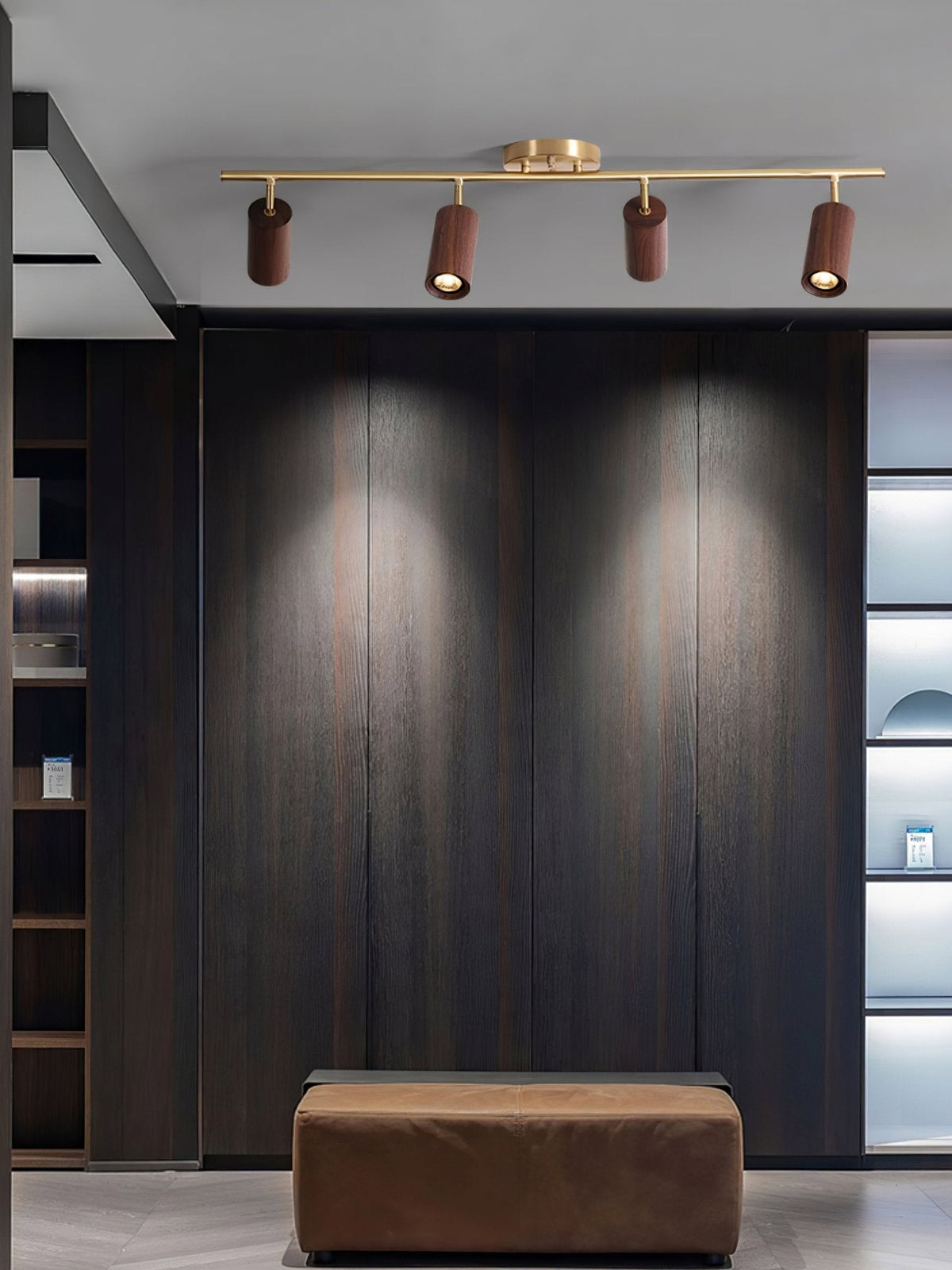 Garrowella Wood Ceiling Light-Moonnatur