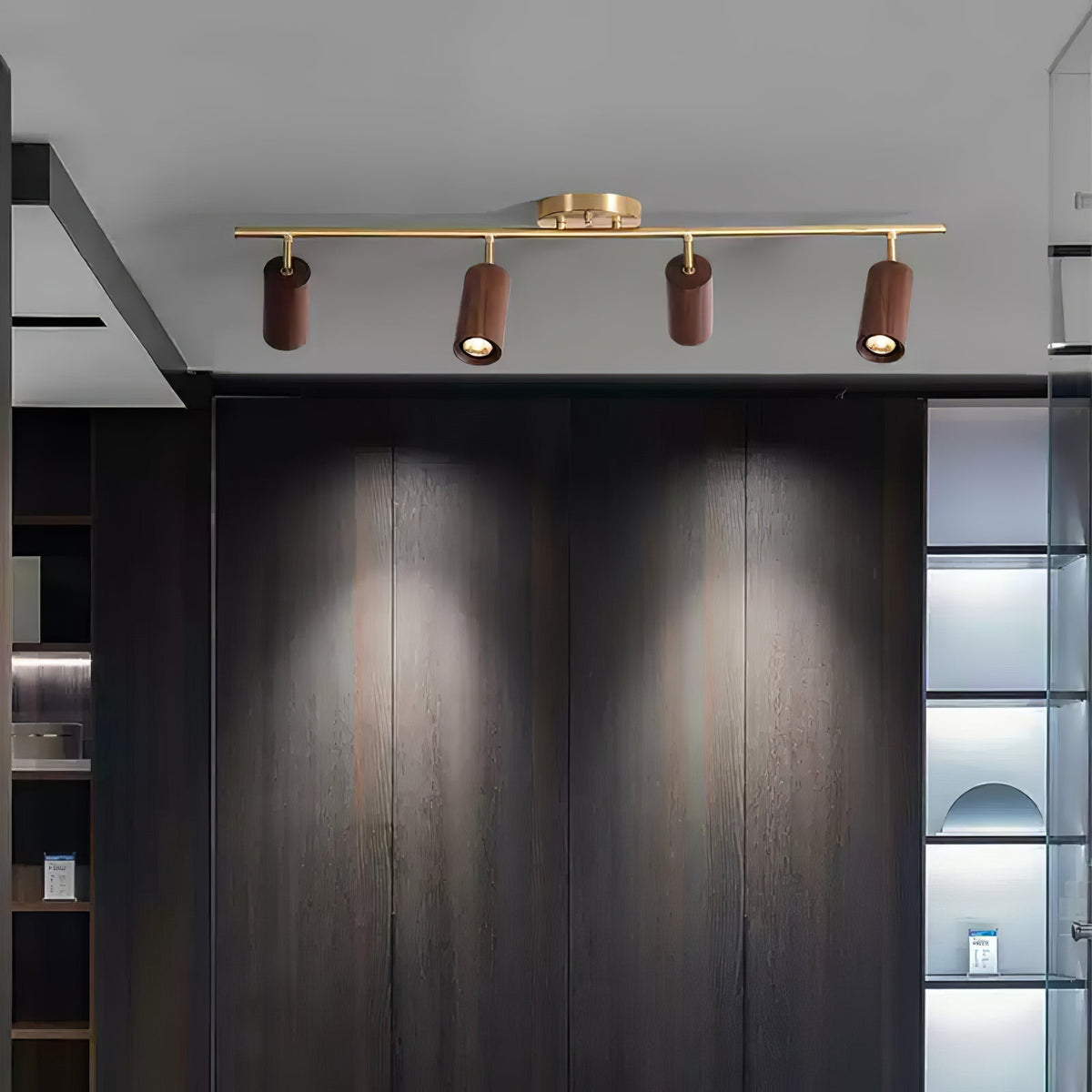Garrowella Wood Ceiling Light-Moonnatur