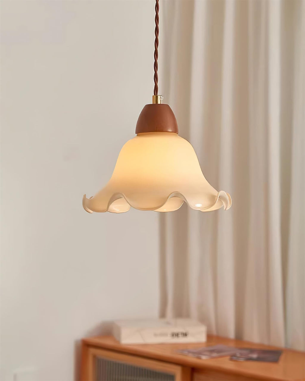 Lorrenena Glass Pendant Light-Moonnatur