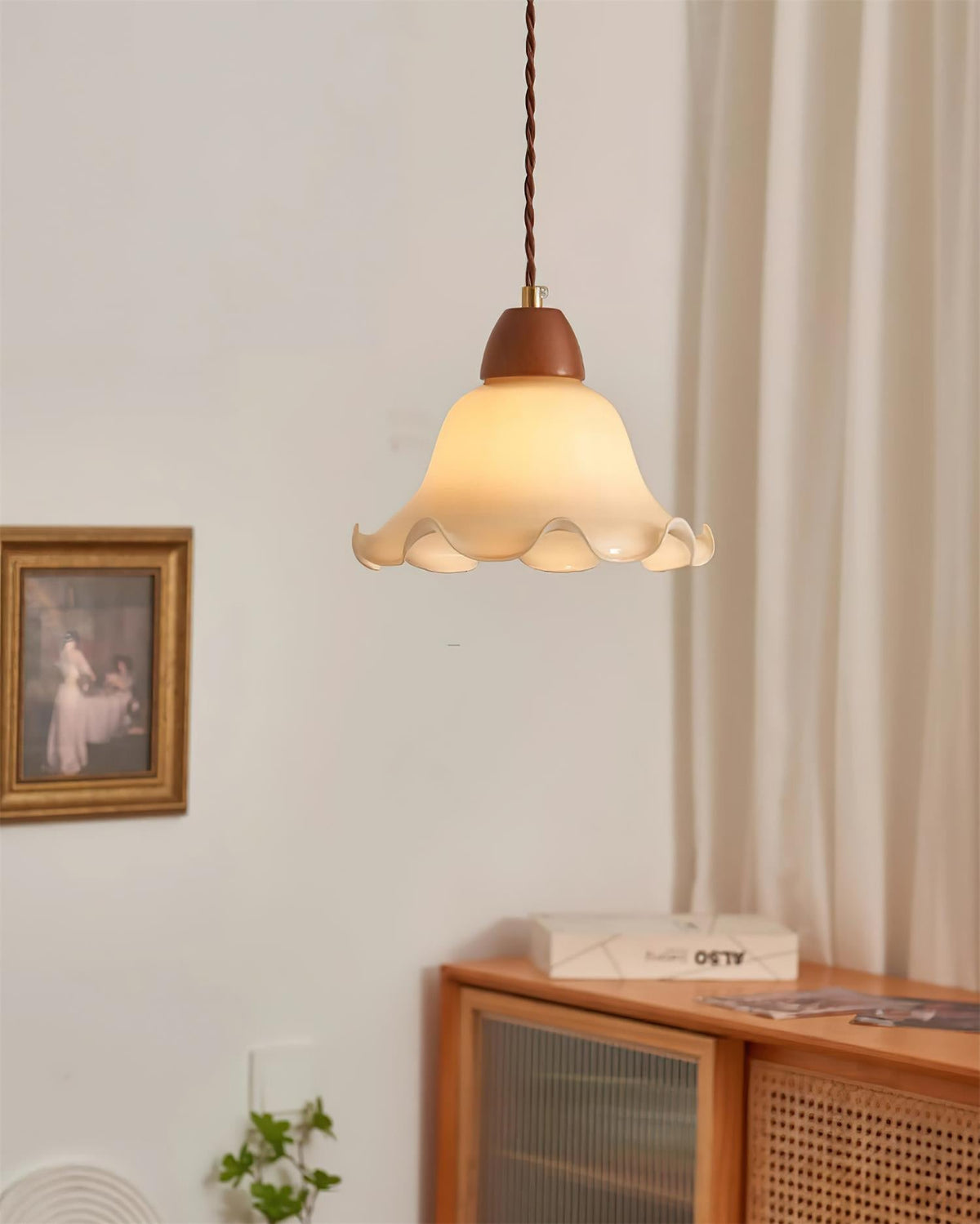 Lorrenena Glass Pendant Light-Moonnatur