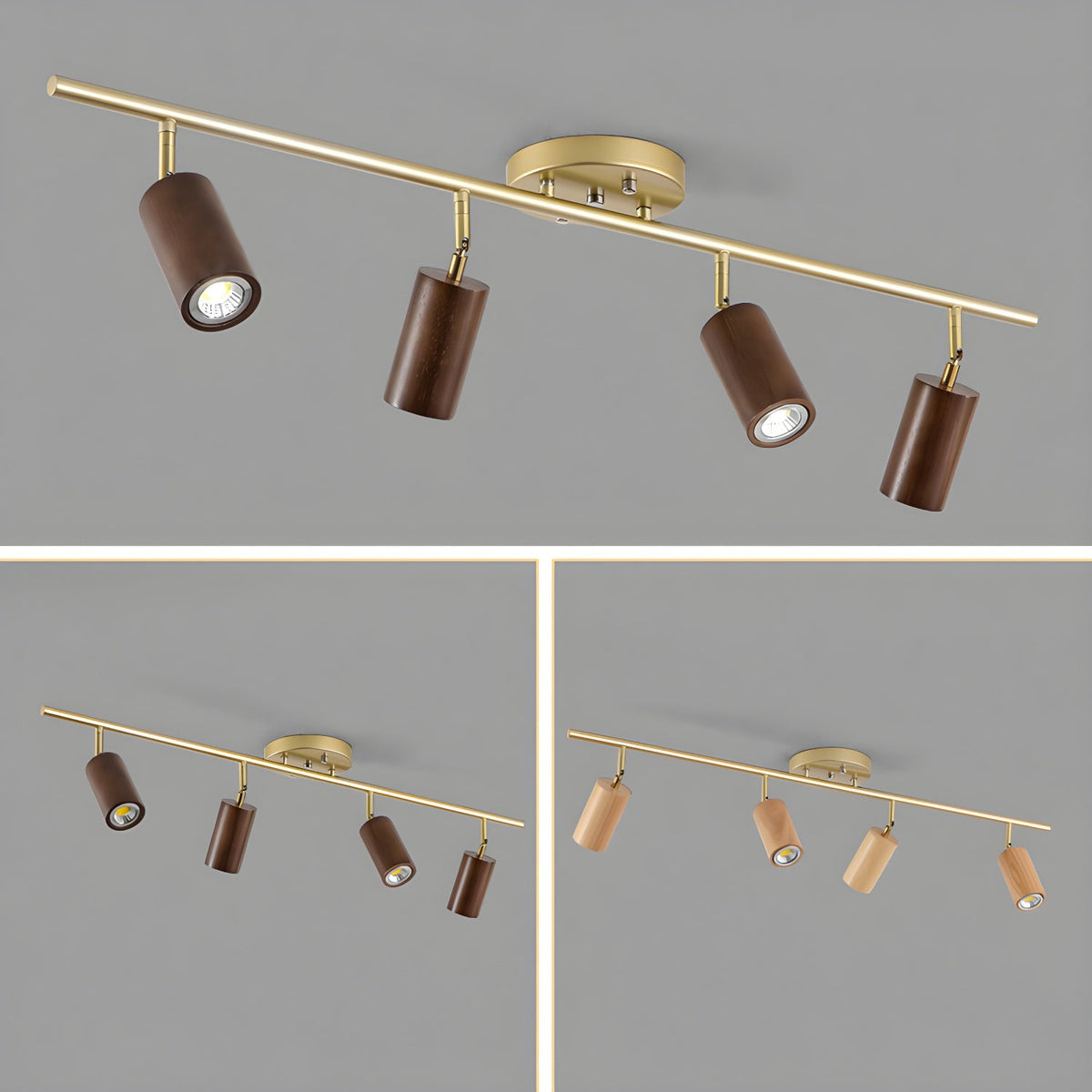 Garrowella Wood Ceiling Light-Moonnatur