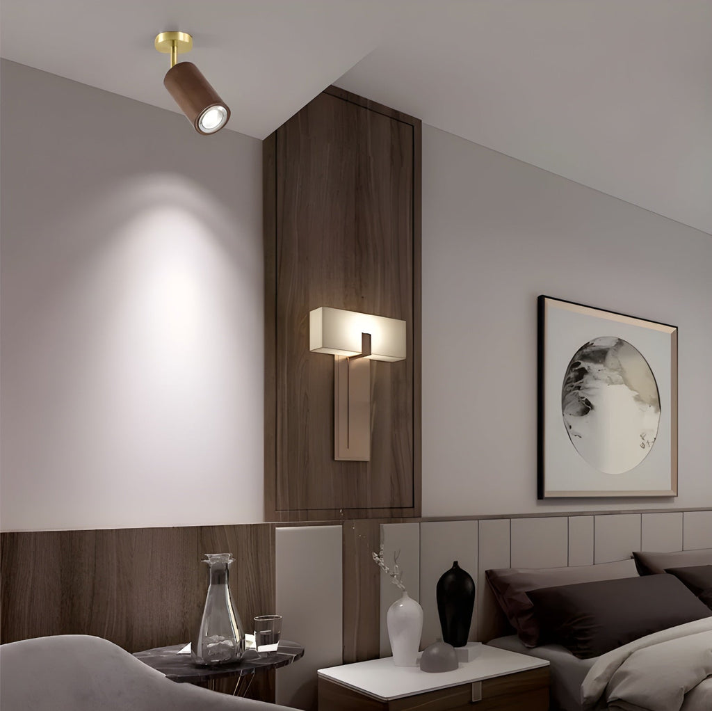 Garrowella Wood Ceiling Light-Moonnatur