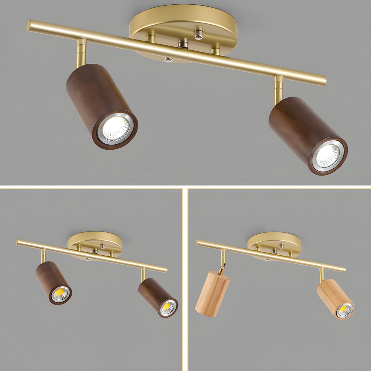 Garrowella Wood Ceiling Light-Moonnatur