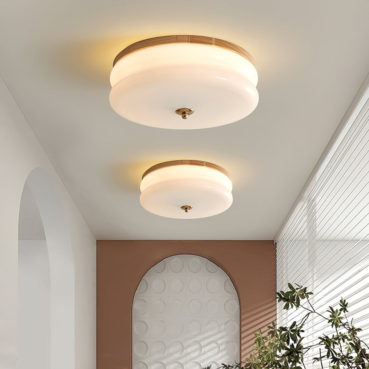 Grenelford Glass Ceiling Light-Moonnatur