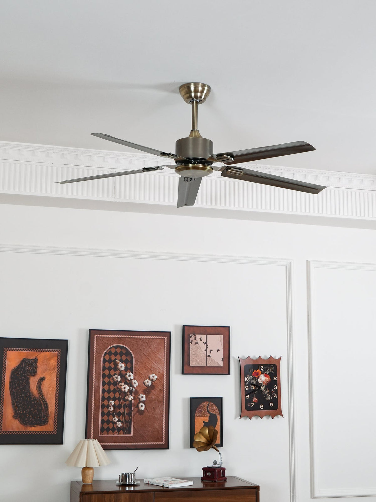 Drenune Stainless Steel Ceiling Fan-Moonnatur
