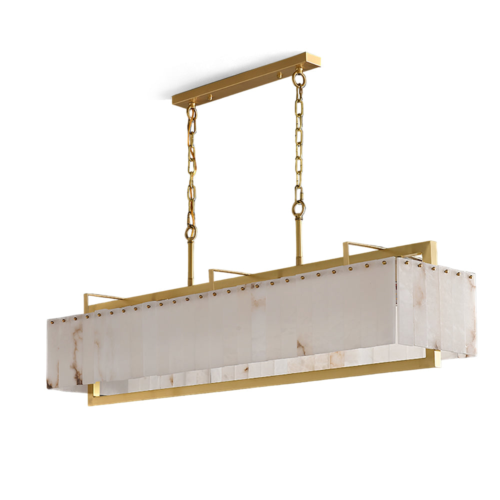 Yarrelbrook Alabaster Chandelier-Moonnatur