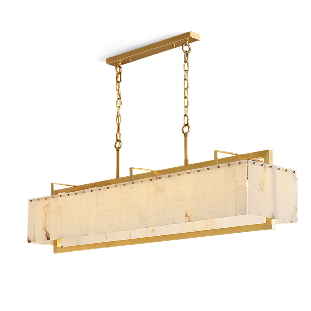 Yarrelbrook Alabaster Chandelier-Moonnatur
