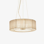 Langrenheath Fabric Pendant Light-Moonnatur