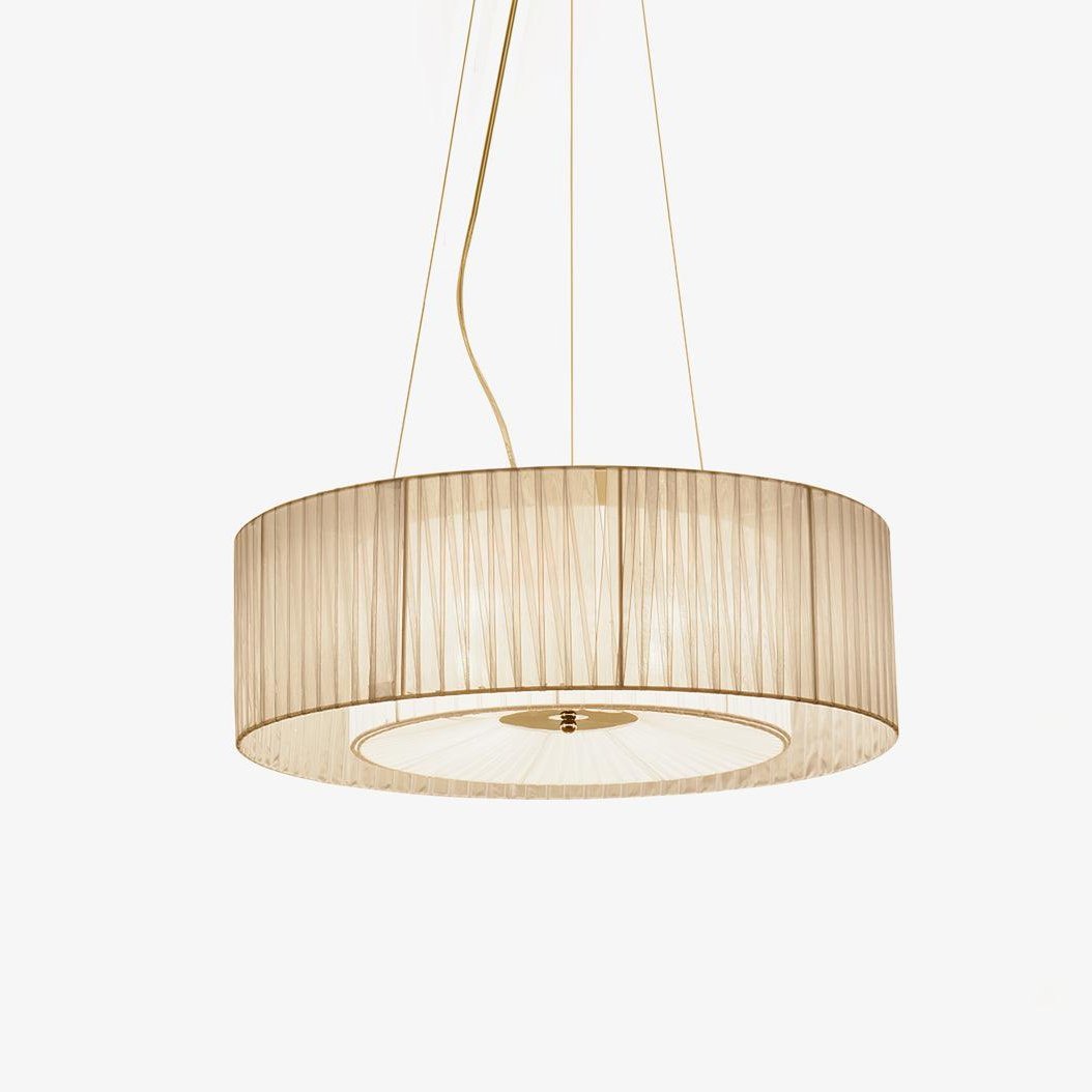 Langrenheath Fabric Pendant Light-Moonnatur