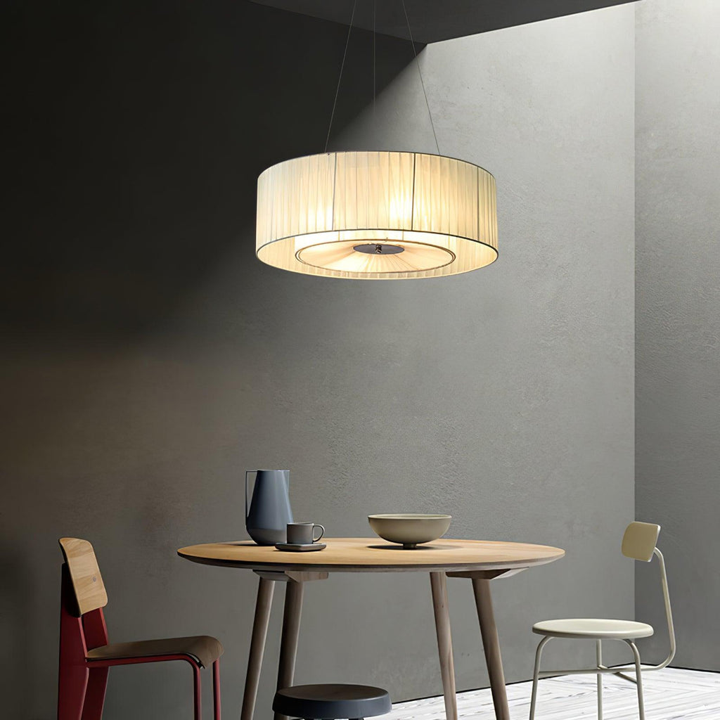 Langrenheath Fabric Pendant Light-Moonnatur