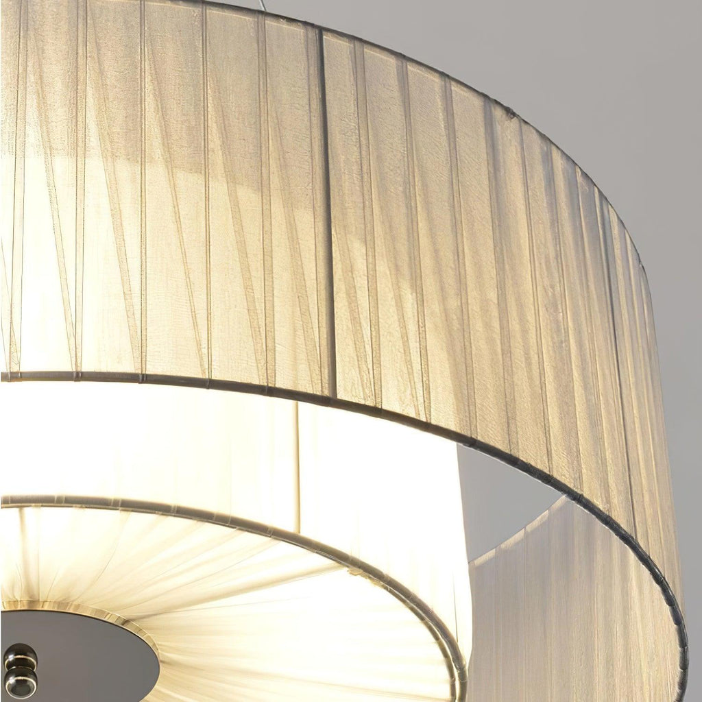 Langrenheath Fabric Pendant Light-Moonnatur