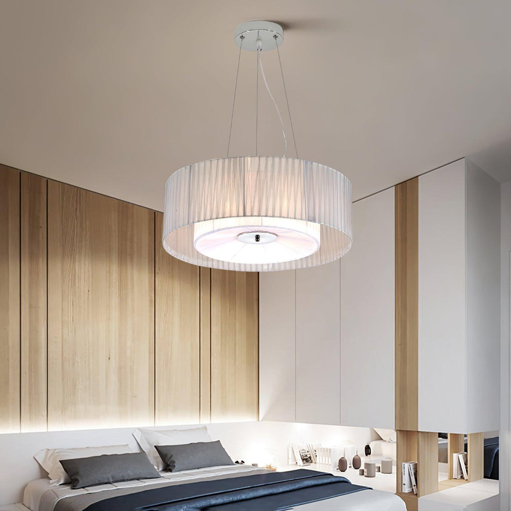 Langrenheath Fabric Pendant Light-Moonnatur