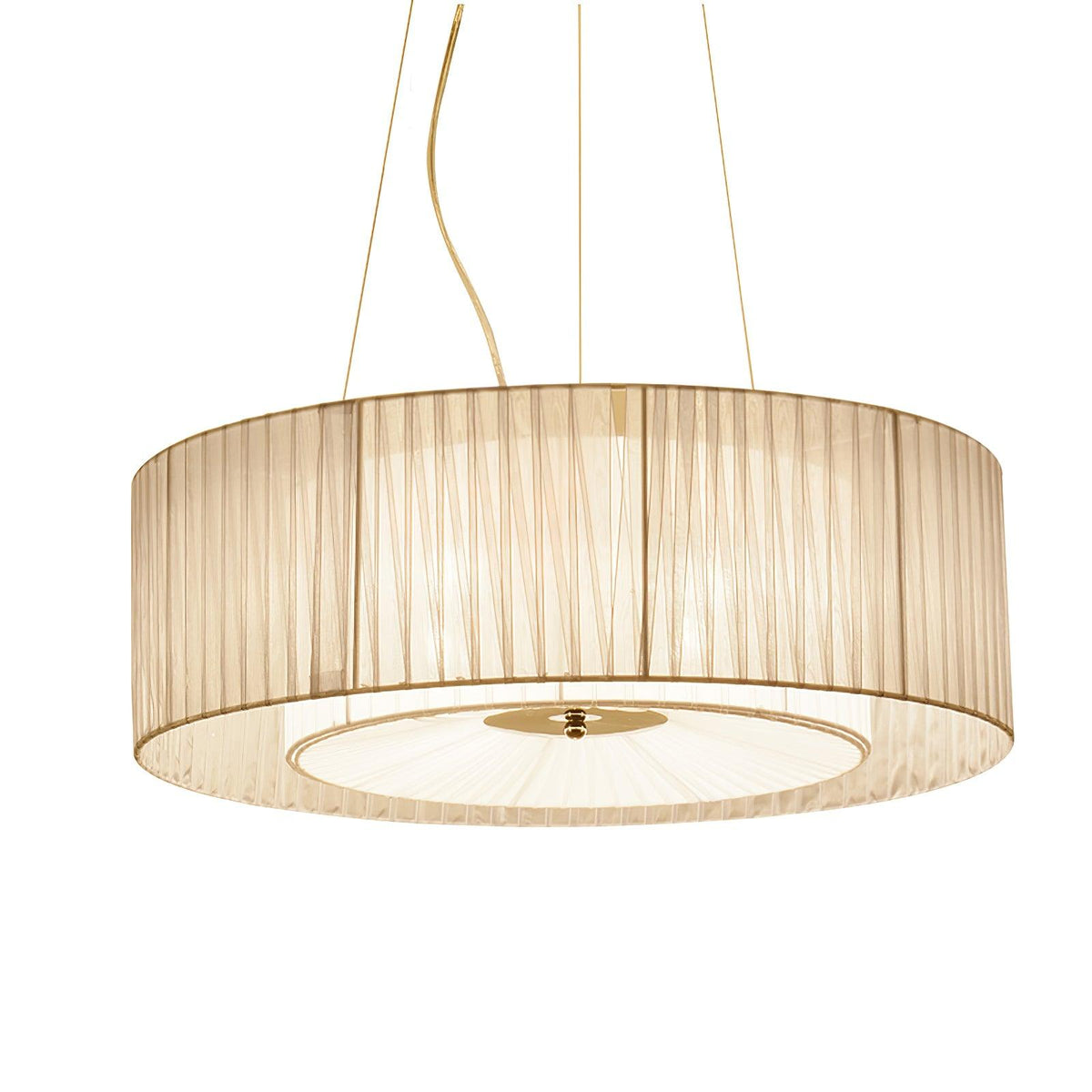 Langrenheath Fabric Pendant Light-Moonnatur