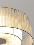 Langrenheath Fabric Pendant Light-Moonnatur