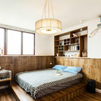 Langrenheath Fabric Pendant Light-Moonnatur