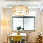 Langrenheath Fabric Pendant Light-Moonnatur