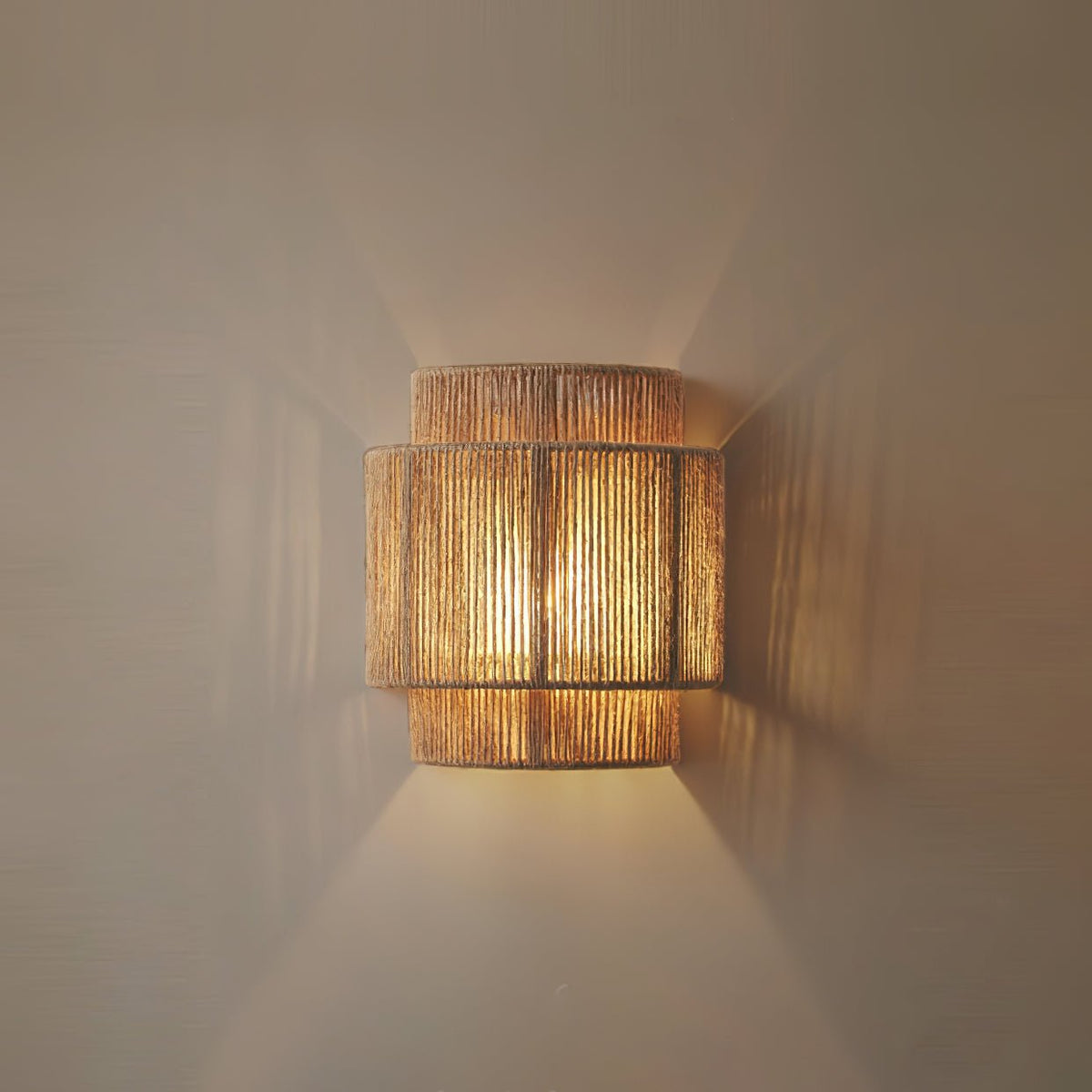 Everis Hemp Rope Wall Light-Moonnatur