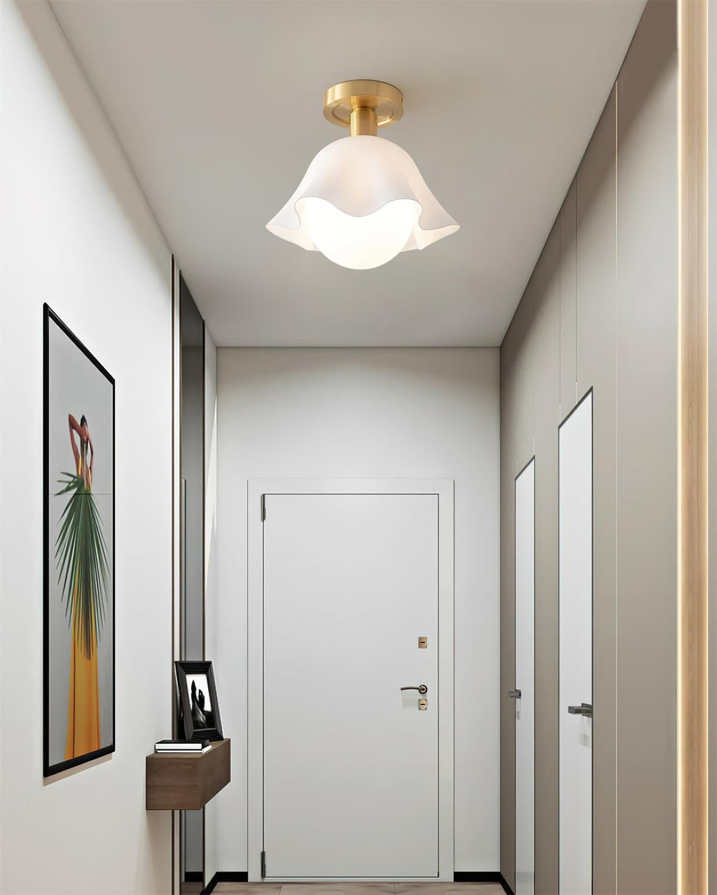 Wenrelcove Acrylic Ceiling Light-Moonnatur