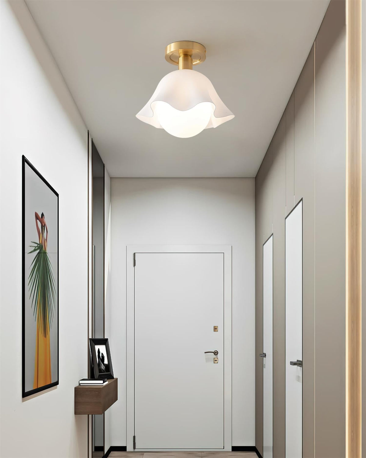 Wenrelcove Acrylic Ceiling Light-Moonnatur