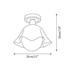 Wenrelcove Acrylic Ceiling Light-Moonnatur