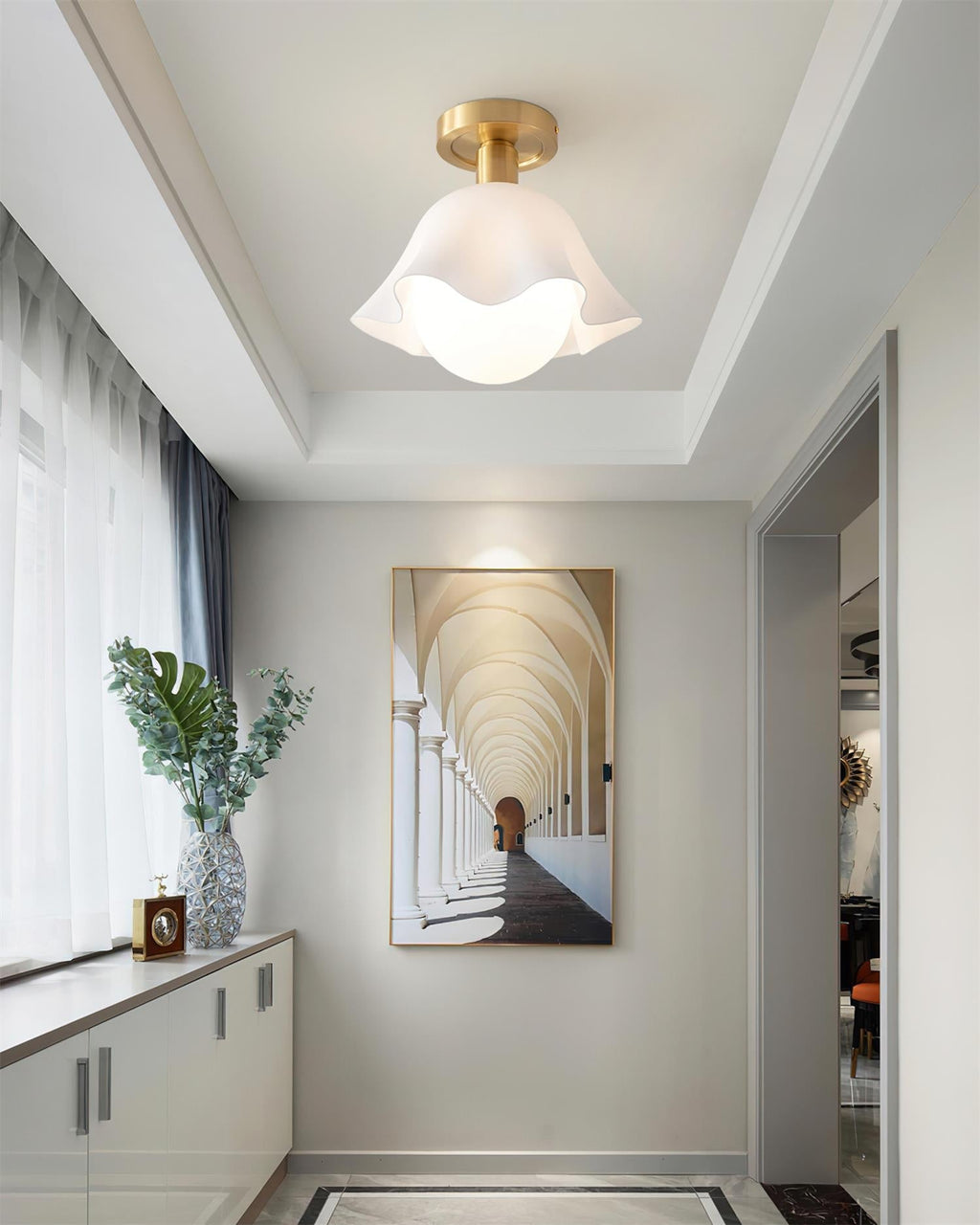 Wenrelcove Acrylic Ceiling Light-Moonnatur