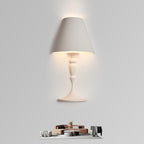 Qonelle Plaster Wall Lamp-Moonnatur