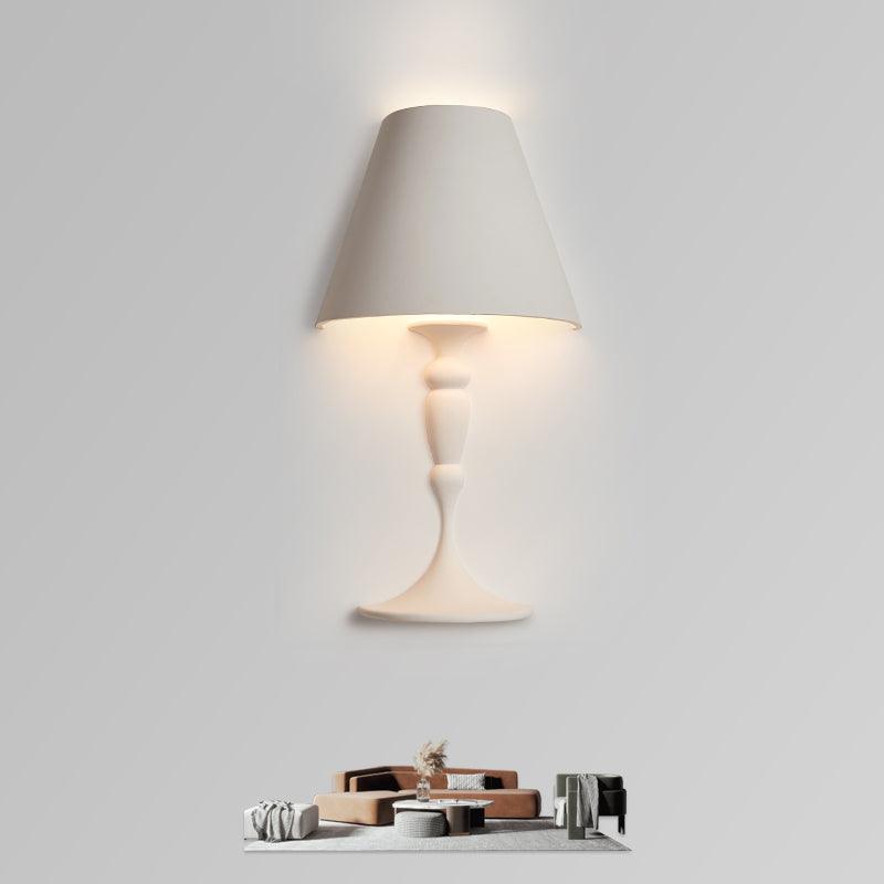 Qonelle Plaster Wall Lamp-Moonnatur